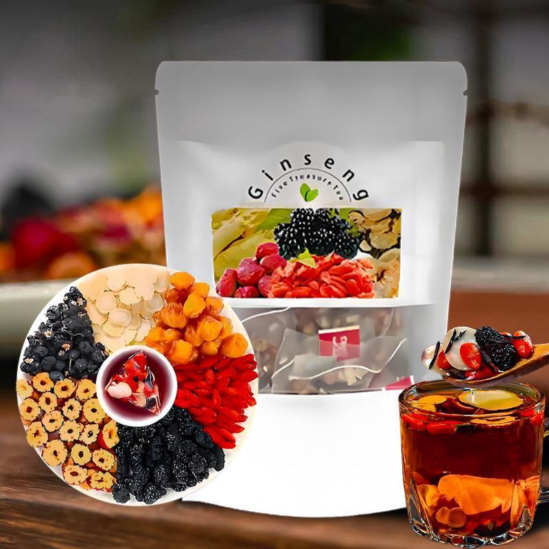 Herbal Wellness Blend - Ginseng Beş Hazine Çayı Doğal Enerji