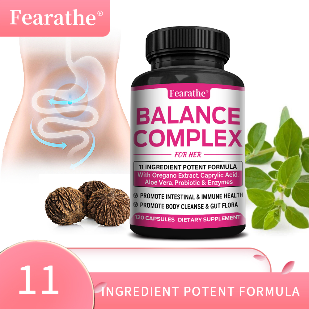 Herbal Wellness Blend - Kadınlar İçin Denge Kompleksi Kapsülleri Probiyotikler