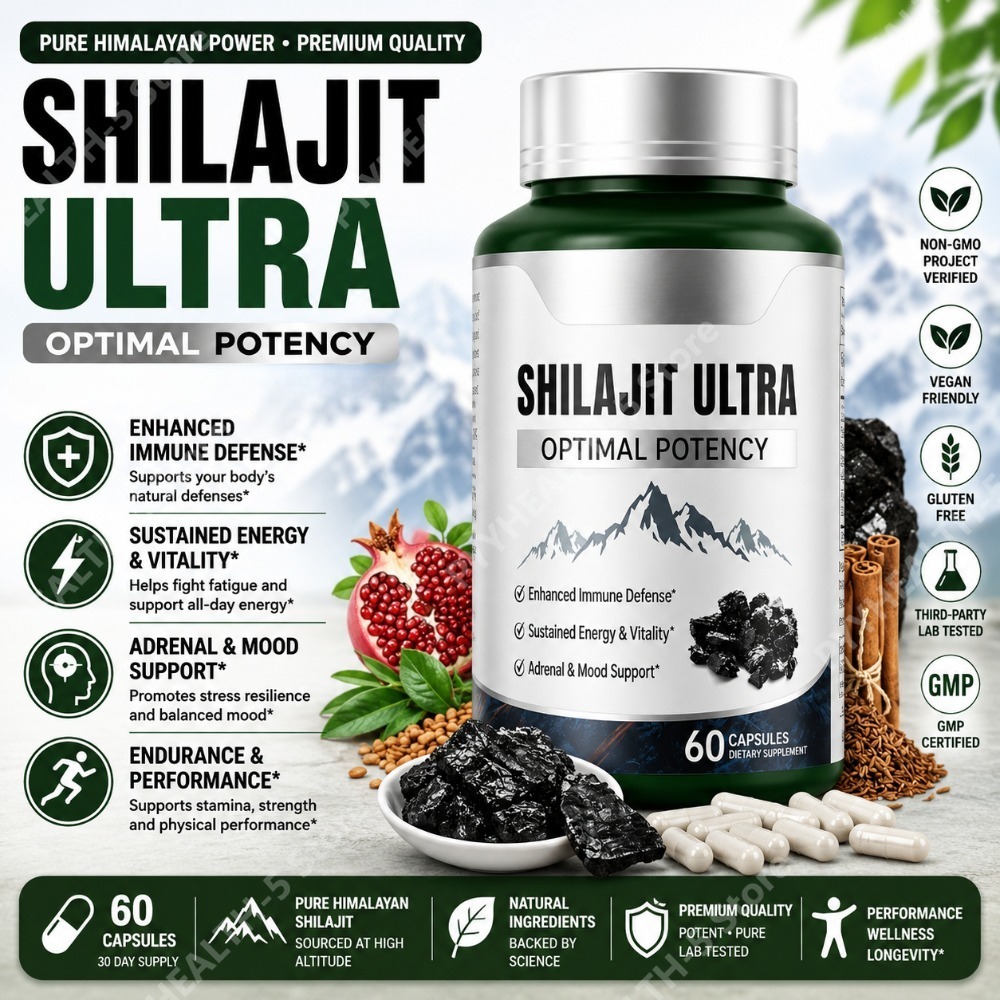 Herbal Wellness Blend - Şilajit Bitkisel Karışım Takviyesi 60 Kapsül