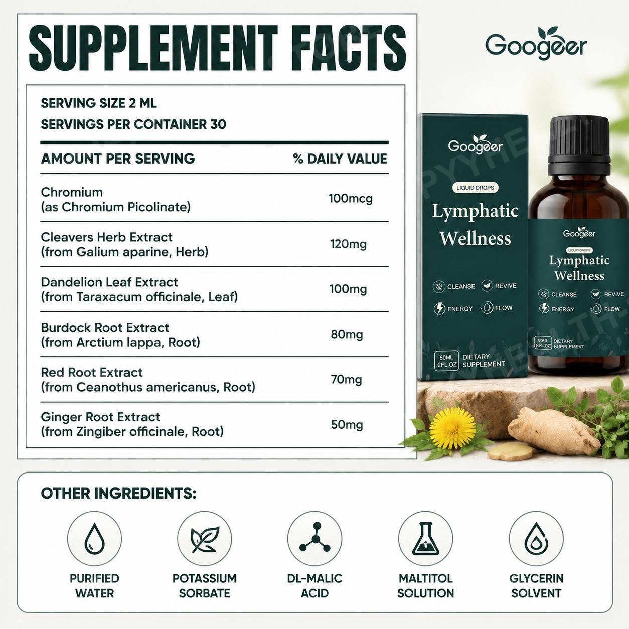 Lenfatik Sağlık Sıvı Damlaları - Herbal Wellness Blend incelemesi ve fiyatı
