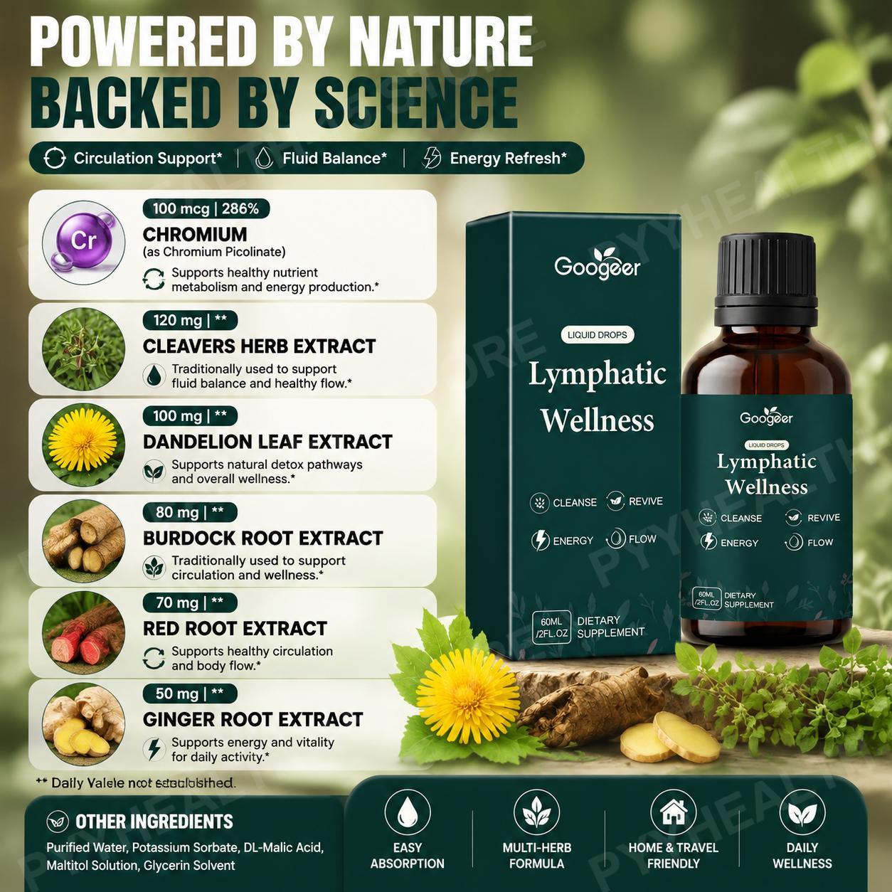 Lenfatik Sağlık Sıvı Damlaları - Herbal Wellness Blend incelemesi ve fiyatı