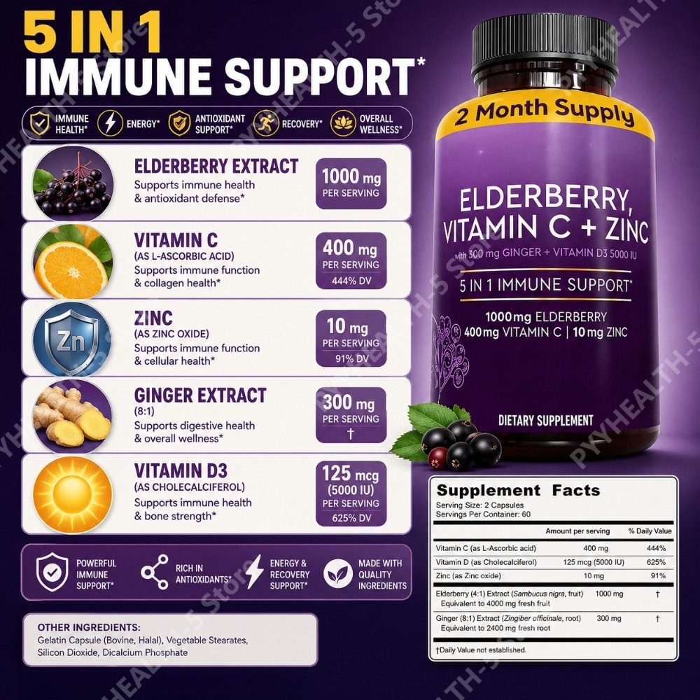 C Vitamini, Çinko, D3, Zencefi - Herbal Wellness Blend incelemesi ve fiyatı