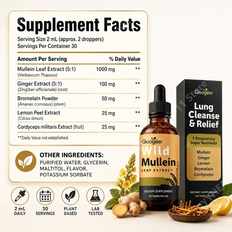 Mullein Sıvı Damlaları Bitkise - Herbal Wellness Blend incelemesi ve fiyatı